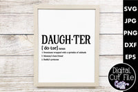 Daughter Definition Svg, Family