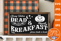 Dead And Breakfast Halloween Sign