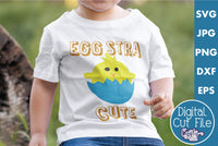 Eggstra Cute, Easter Chick Svg