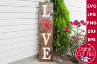 Firefighter Love Porch Sign