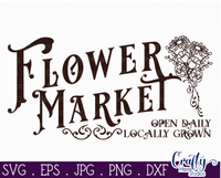 Flower Market Svg File