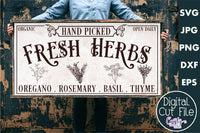 Fresh Herbs Svg File