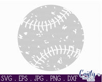 Grunge Baseball SVG