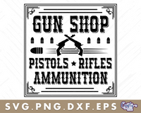 Gun Shop Sign