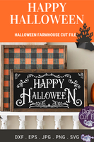 Happy Halloween Farmhouse Sign