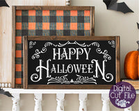 Happy Halloween Farmhouse Sign