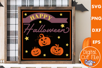 Retro Halloween Svg, Happy Halloween