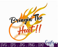 Bringin' The Heat, Baseball Svg