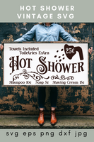 Hot Shower Vintage Svg File