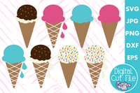 Ice Cream Cone Svg, Summer Svg