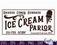 Ice Cream Parlor Svg File