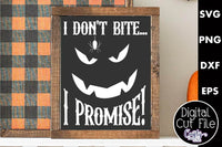 I Don't Bite | Halloween Svg