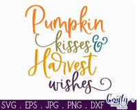 Pumpkin Kisses And Harvest Wishes