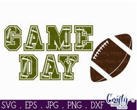 Game Day Svg, Football