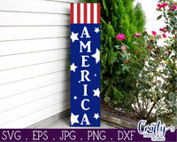 American Flag Svg, 4th of July Porch Sign Bundle