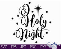 Christian Christmas Svg, O Holy Night