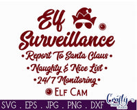 Elf Surveillance Svg