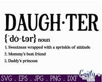 Daughter Definition Svg, Family