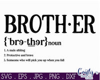 Brother Definition, Family Svg