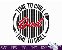 Dad Grill Svg, Father's Day