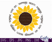 Sunflower Svg, Happiness, Love