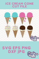 Ice Cream Cone Svg, Summer Svg