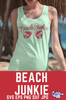 Beach Junkie Svg, Palm Tree Sunglasses