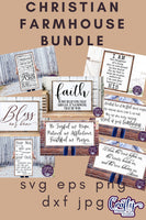 Farmhouse Christian Sign Bundle #1