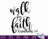 Walk By Faith Svg, 2 Corinthians 5