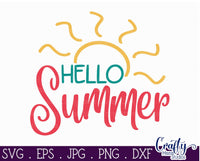 Summer Svg, Hello Summer