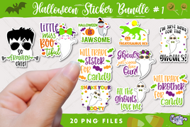 Kid's Halloween Stickers Set 1