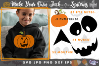 Jack O Lantern Svg, Pumpkin Face