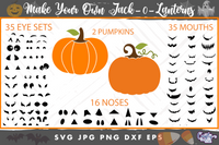 Jack O Lantern Svg, Pumpkin Face