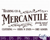 Mercantile And Trading Co Svg File