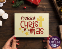 Christian Christmas Svg, Merry Christmas