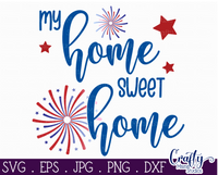 My Home Sweet Home Sign Svg