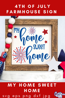 My Home Sweet Home Sign Svg