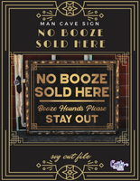 No Booze Sold Here Svg