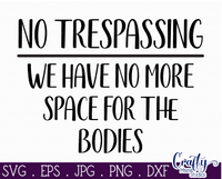 No Trespassing | Funny Round Sign