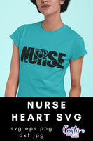 Nurse Svg, Nurse Heart Stethoscope