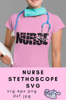 Nurse Svg, Nurse Hero Stethoscope