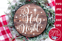 Christian Christmas Svg, O Holy Night