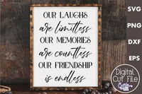 Our Laughs Are Limitless | Best Friends Svg