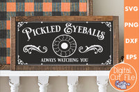 Pickled Eyeballs, Vintage Farmhouse Sign