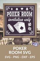 Poker Room Sign | Invitation Only