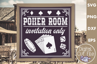 Poker Room Sign | Invitation Only