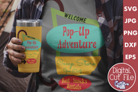 Pop Up Adventure Retro Svg