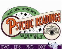 Psychic Readings, Vintage Farmhouse Sign