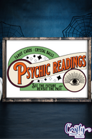 Psychic Readings, Vintage Farmhouse Sign