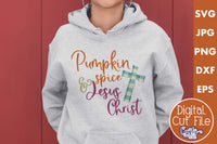 Pumpkin Spice And Jesus Christ Svg, Fall